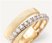 Anneau Marco Bicego Femme Masai in Or jaune Diamante 0.325 Ct AG329_B1 - AG329_B1